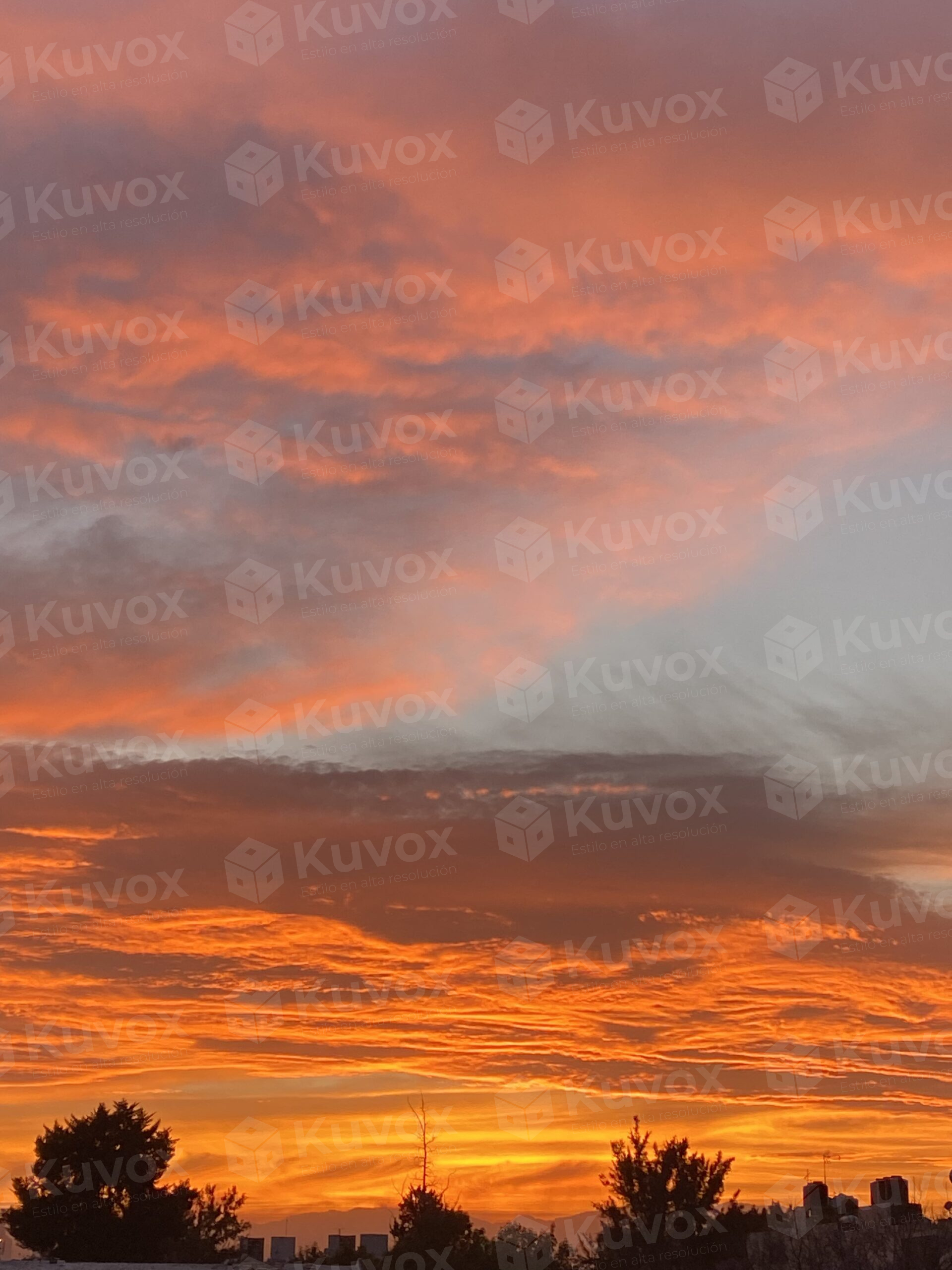 Cielo de atardecer