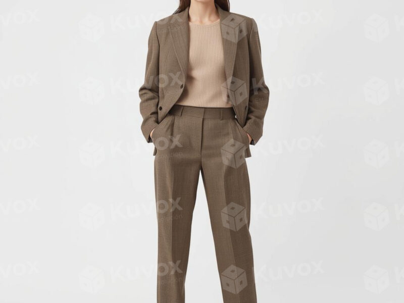 Classic beige suit