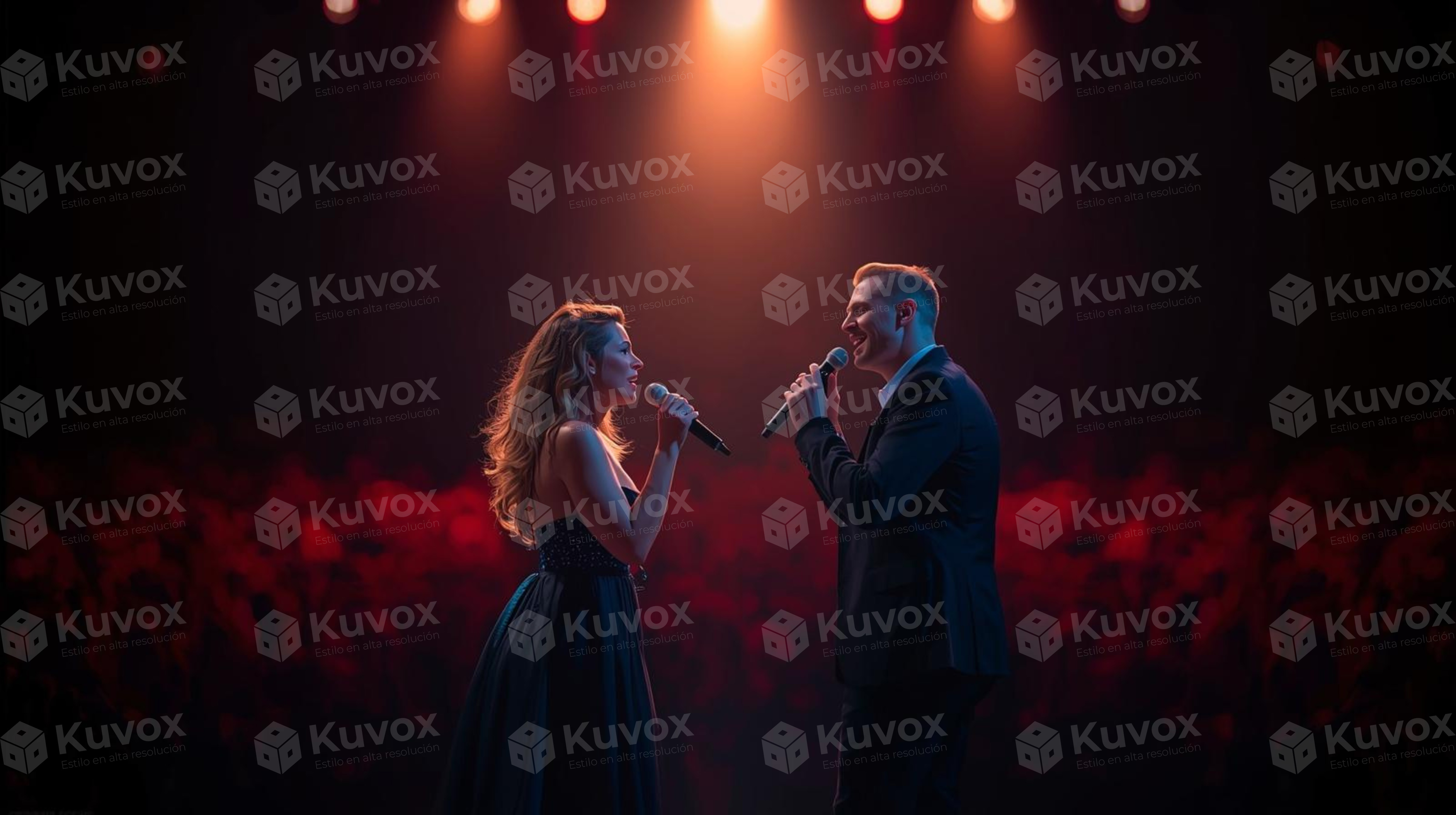 Dúo en escenario