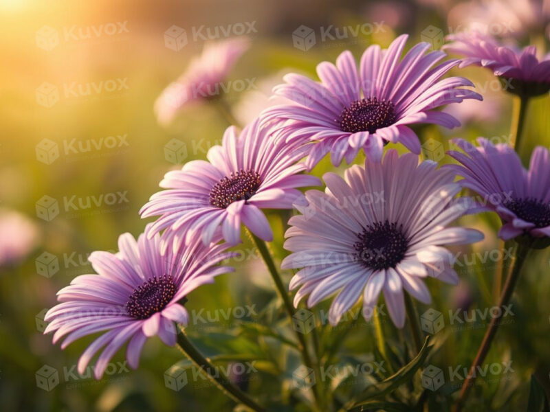 Margaritas lilas